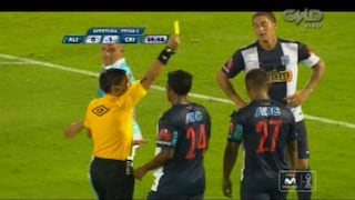 Alianza vs. Cristal: Trujillo pateó el rostro de Costa y solo recibió tarjeta amarilla