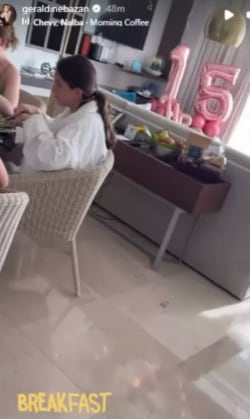 Geraldine Bazán estuvo presente en la fiesta de playa de Elissa (Foto: Geraldine Bazán / Instagram)