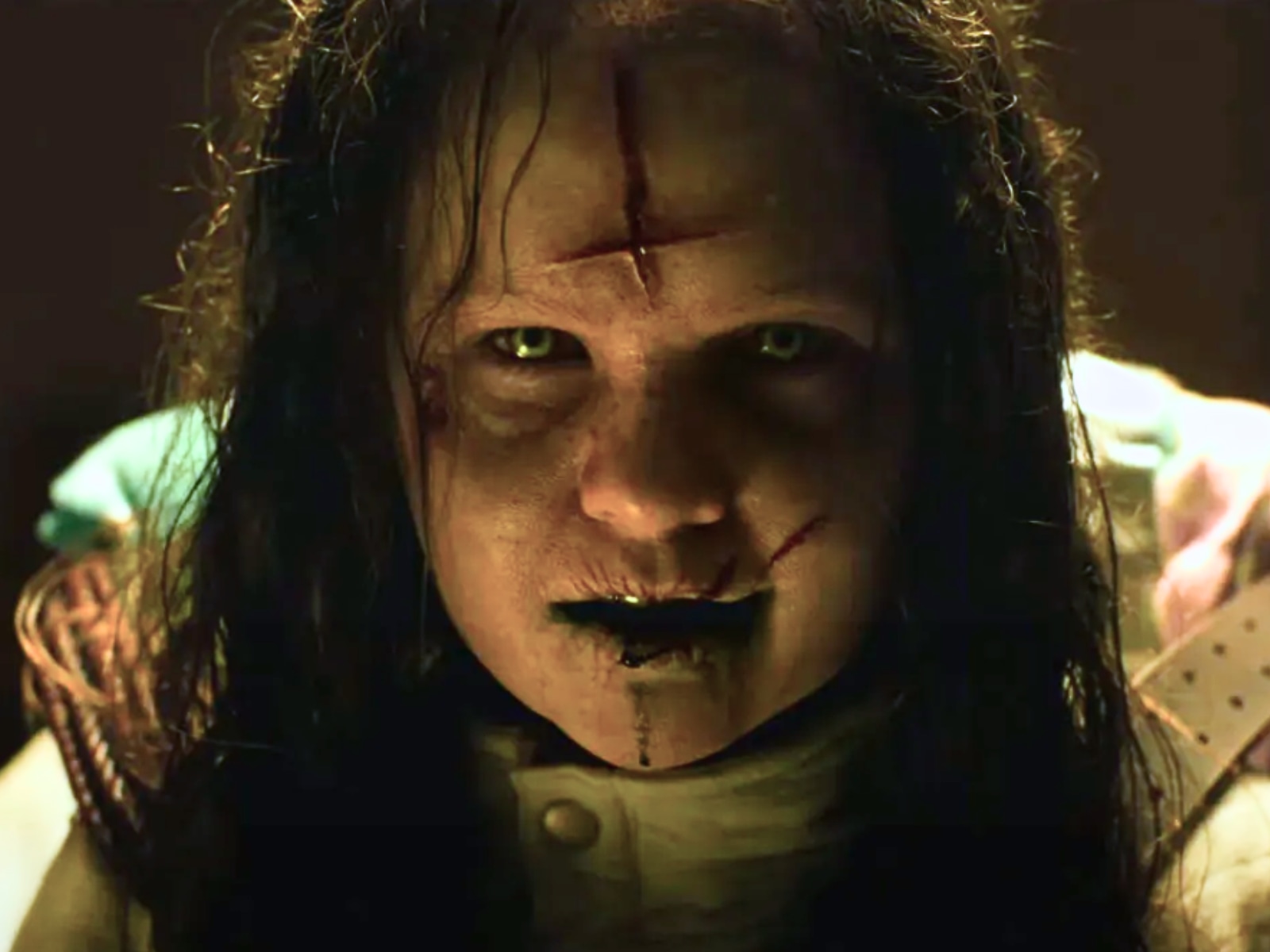 En esta ocasión, Olivia Marcum interpreta a Katherine, la niña poseída en “The Exorcist: Believer” (Foto: Universal Pictures)