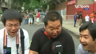"Venimos por Ledondo":japoneses se llevaron las cámaras en partido de Argentinos Juniors [VIDEO]