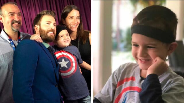 Chris Evans hizo realidad el sueño de un niño con cáncer al invitarlo al estreno mundial de 'Avengers: Endgame'