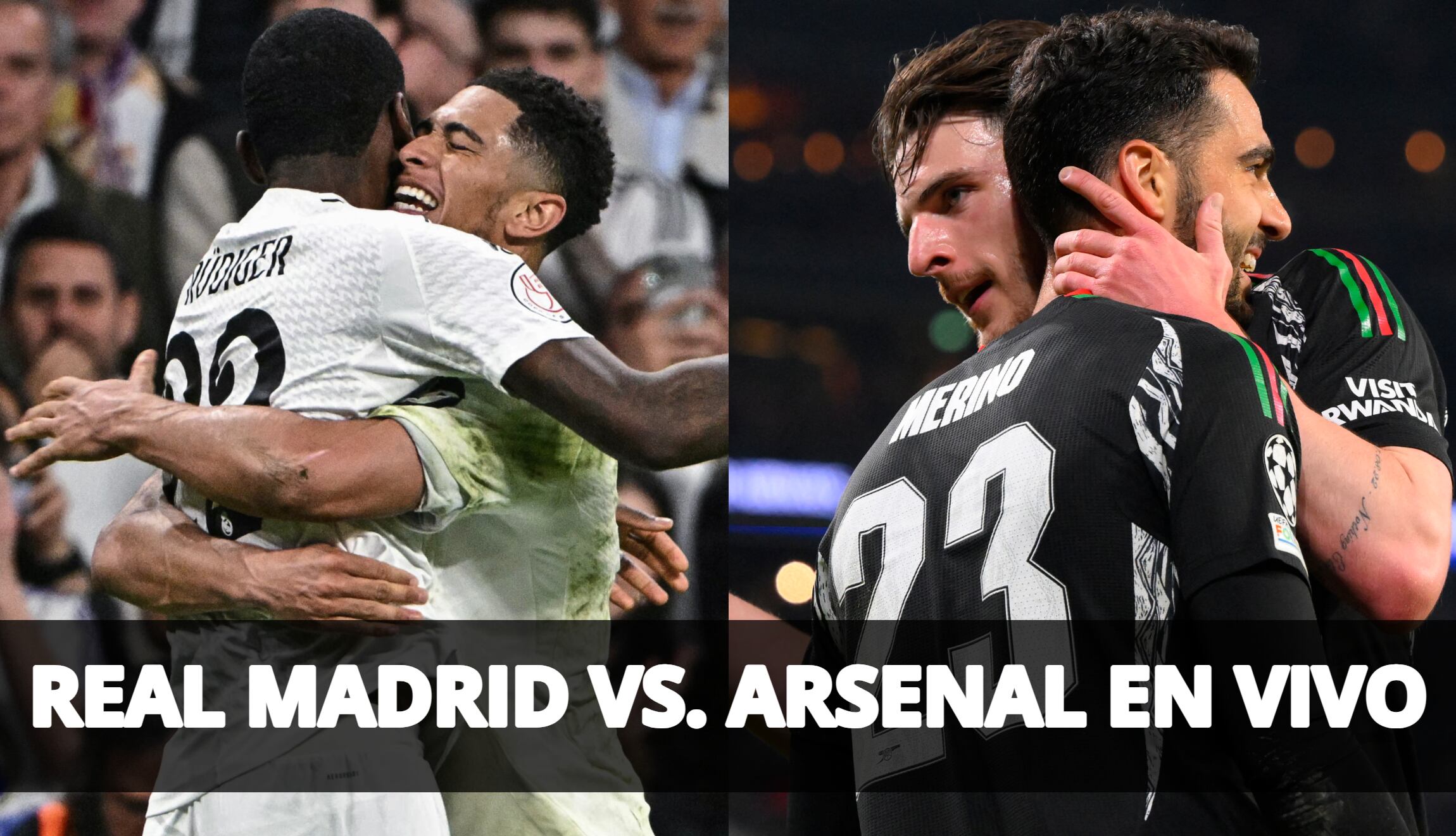 Conoce los horarios y canales de transmisión del partido Real Madrid vs. Arsenal, por la ida de cuartos de final de UEFA Champions League 2025. (Foto: Composición Depor)
