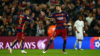 Barcelona vs. Real Madrid: Piqué abrió el marcador con gol de cabeza
