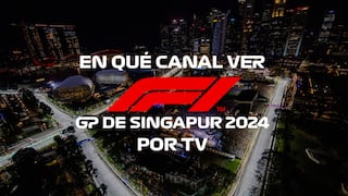 En qué canal se pudo ver GP de Singapur 2024 por TV gratis por Campeonato Mundial de Fórmula 1