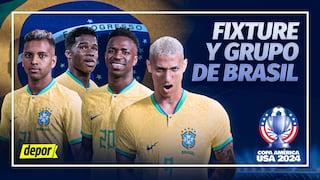 Grupo de Brasil en Copa América 2024: aquí el fixture, rivales y partidos 