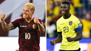 Venezuela vs. Ecuador: fecha, canales TV y horarios por Eliminatorias