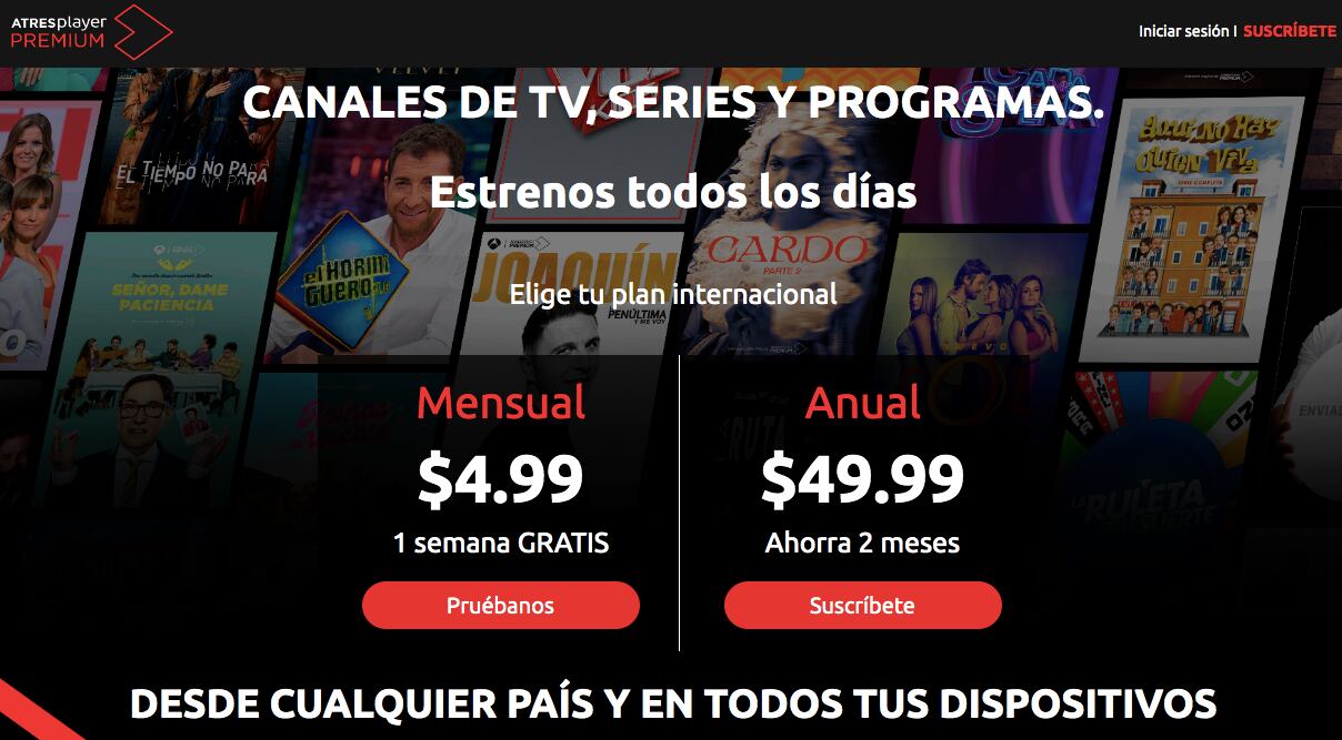 El plan de 4,99 euros al mes en Atresplayer Premium se mantiene, pero con anuncios (Foto: Atresmedia)