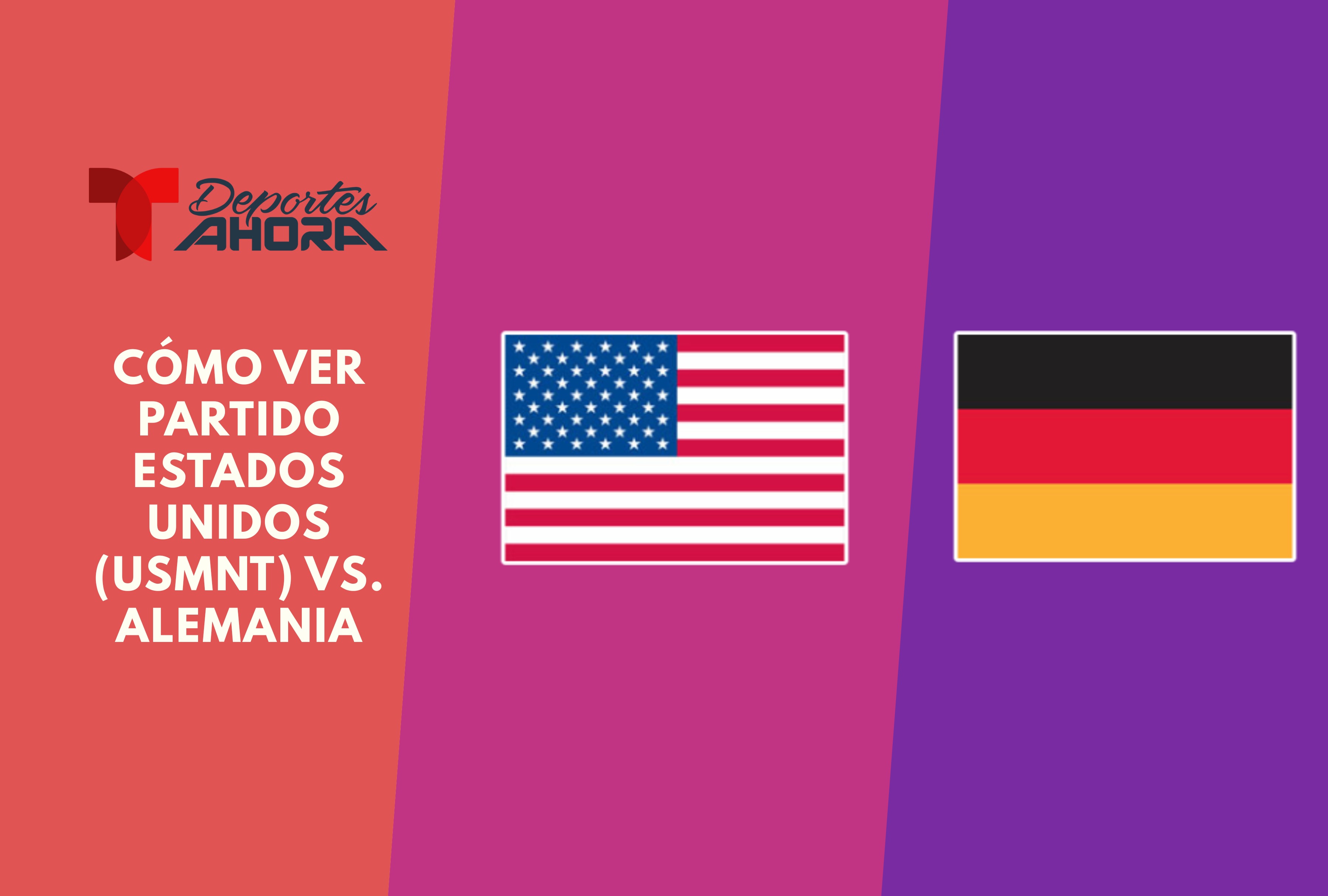 Siga la señal de Telemundo Deportes Ahora en vivo gratis para disfrutar del partido Estados Unidos (USMNT) vs. Alemania. Conozca cómo ver el encuentro online a través de la plataforma Peacock TV y vídeo en directo. | Crédito: Composición Depor