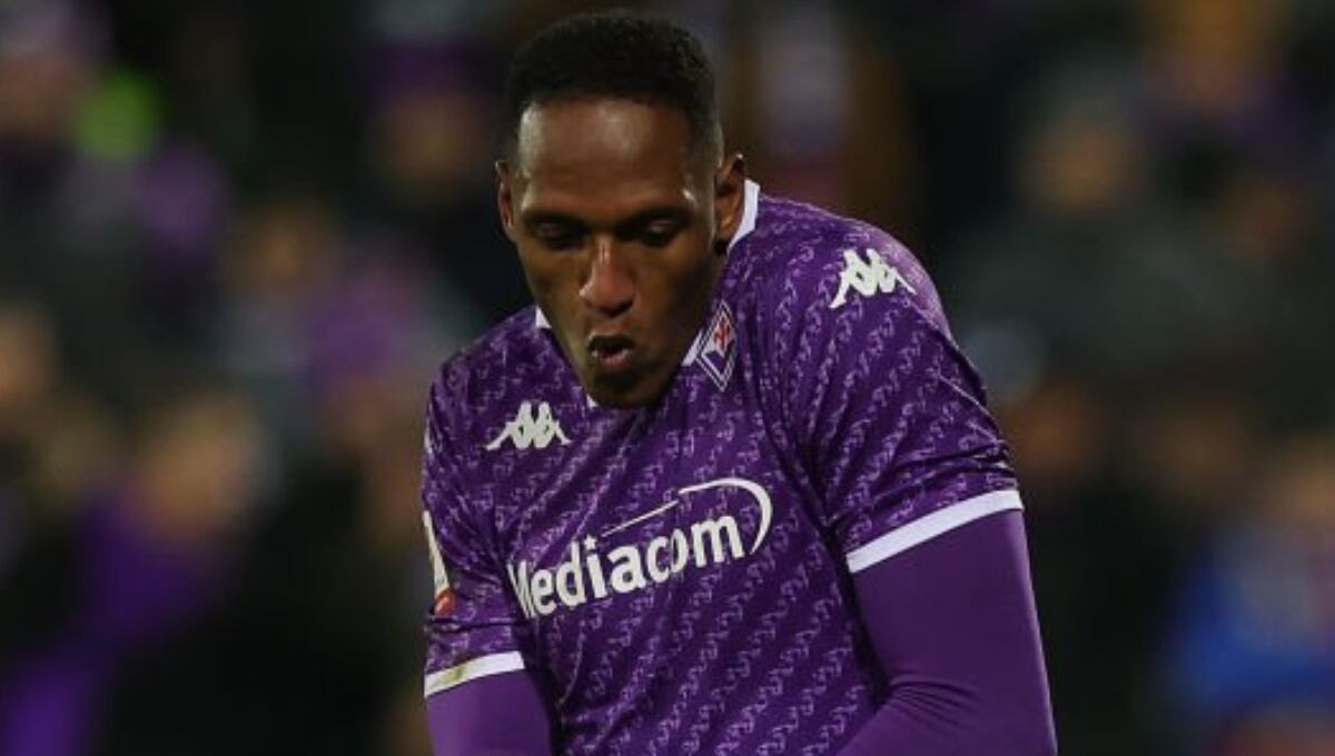 Yerry Mina no logró consolidarse en la zaga de la FIorentina. (Foto: Getty Images)