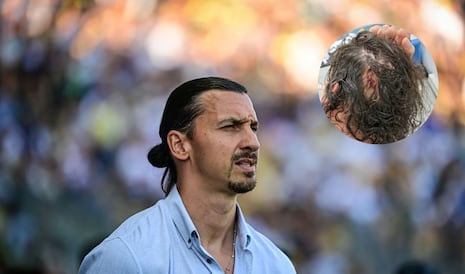 “Parte del juego”: Zlatan Ibrahimovic sufrió espeluznante corte en la cabeza