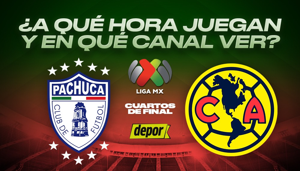 ¿A qué hora juegan Pachuca vs. América y por qué canal ver transmisión de Liguilla MX? (Foto: Depor)