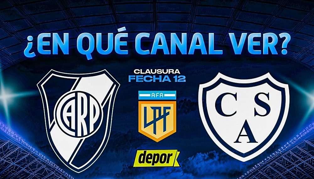 River vs. Sarmiento por la Liga Profesional Argentina. (Diseño: Christian Marlow)