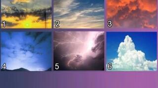Obtén información sobre tu personalidad con solo escoger el cielo que más te guste