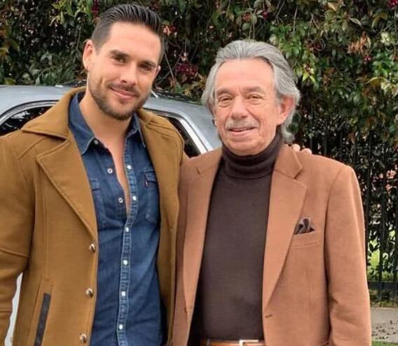 El padre del actor Sebastián Caicedo dejó de existir el pasado 2 de noviembre de 2023 (Foto: Sebastián Caicedo / Instagram)