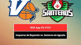 BSN App EN VIVO GRATIS — dónde ver Vaqueros de Bayamón vs. Santeros de Aguada por YouTube TV y Online