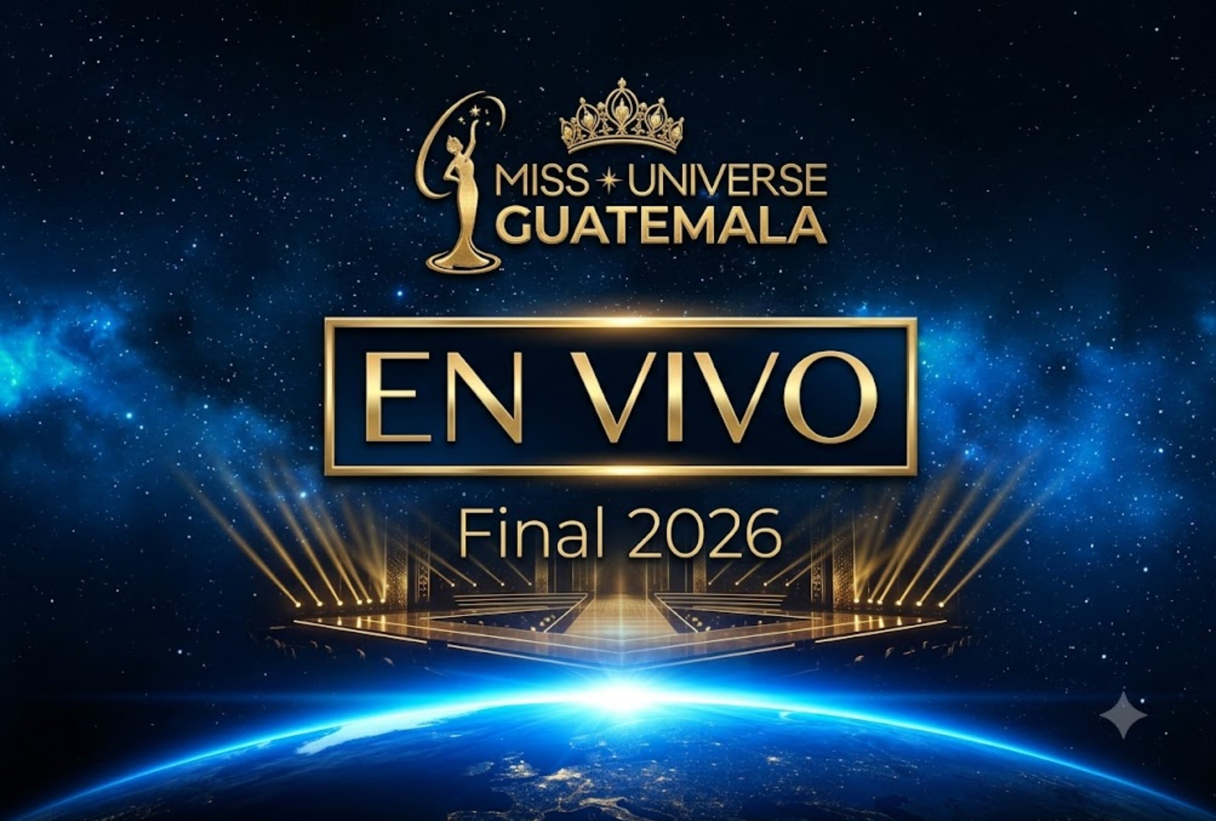Horarios y canales para ver EN VIVO el Miss Universo Guatemala 2026 que se realizará HOY sábado 8 de agosto en Parque de la Industria de la Ciudad de Guatemala. FOTO: Imagen creada por IA de Gemini.