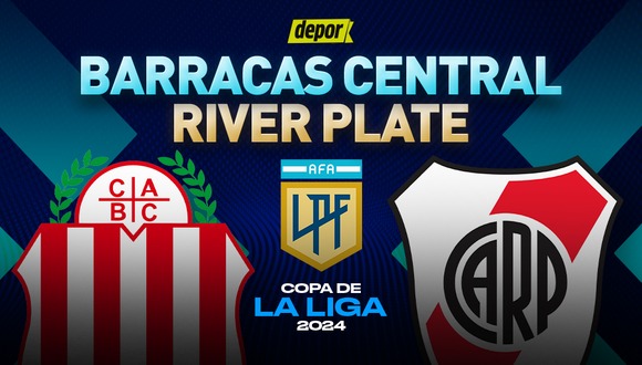 River vs Barracas Central se enfrentan por la Copa de Liga Profesional Argentina. (Diseño: Depor)