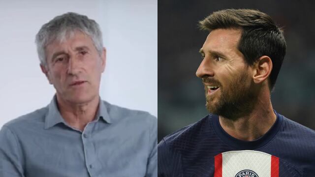 Demoledor: la contundente frase Quique Setién cuando le preguntaron por Lionel Messi