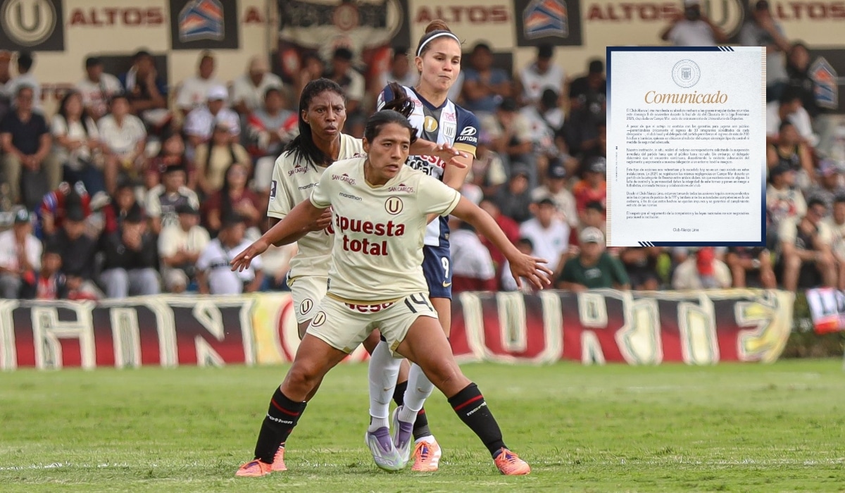 Alianza Lima emitió reclamo por público de Universitario. (Foto: Liga Femenina)