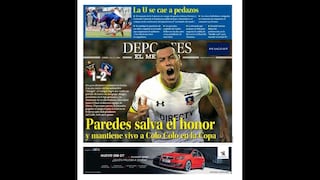 Melgar vs. Colo Colo: así informó Chile sobre derrota del 'dominó'