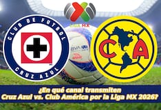 ¿A qué hora juega y en qué canal transmiten Cruz Azul vs. Club América por Liga MX 2026 en México y Estados Unidos?