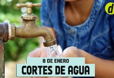 Corte de agua para el lunes 8 de enero en Lima: distritos afectados y hasta qué hora