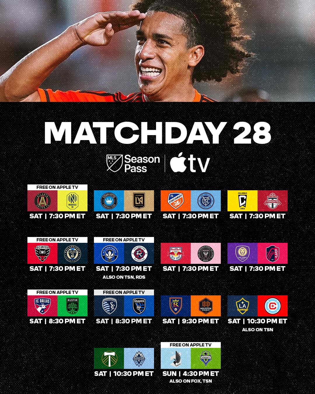 Promoción de la fecha en la MLS (Foto: Major League Soccer / Facebook)