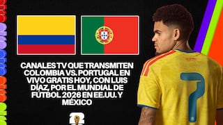 Canales que televisan Colombia vs. Portugal por el Mundial 2026