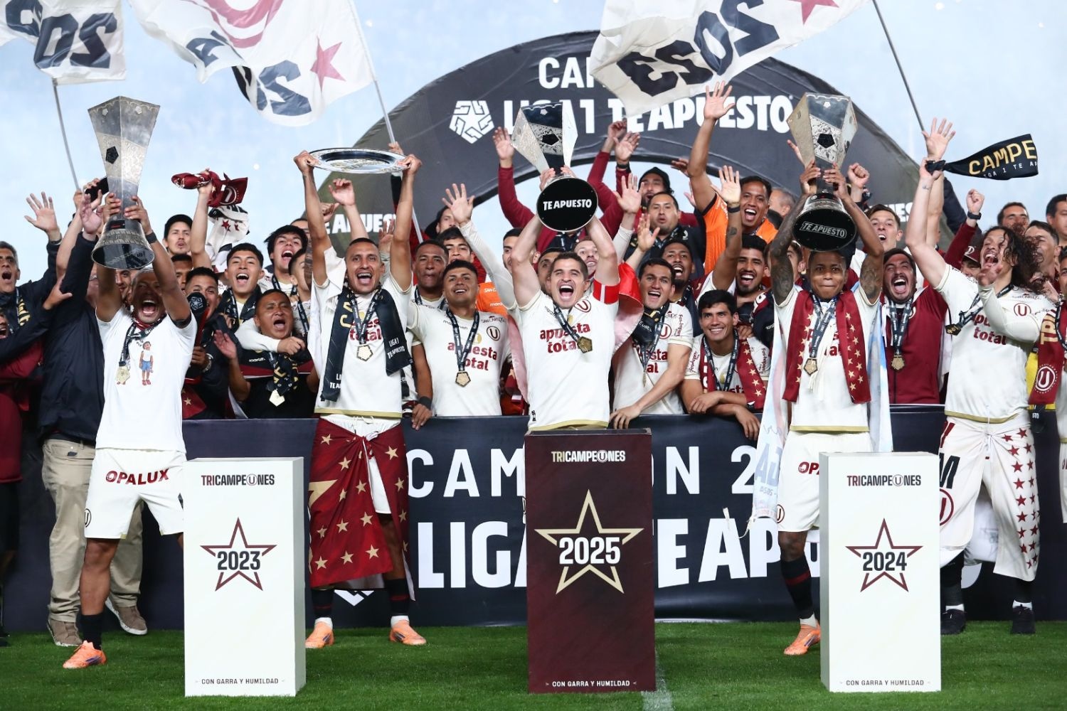 Universitario de Deportes disputará la fase de grupos como Perú 1. (Foto: Jesus Saucedo / @photo.gec)