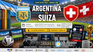 ¿En qué canal transmiten Argentina vs. Suiza por los cuartos de final del Mundial 2026?