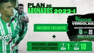 ¡Qué jornada! Alianza Lima jugará ante Atlético Nacional en la ‘Noche Verdolaga’