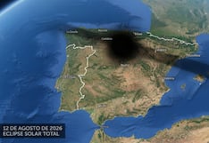 Mapa del eclipse solar total en España hoy, 12 de agosto: trayectoria y franja de totalidad