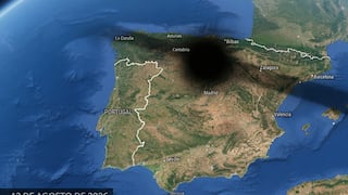 Mapa del eclipse solar total en España hoy, 12 de agosto: trayectoria y franja de totalidad