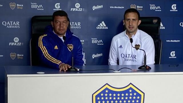 Sebastián Battaglia y Carlos Izquierdoz dieron detalles sobre la charla con Juan Román Riquelme