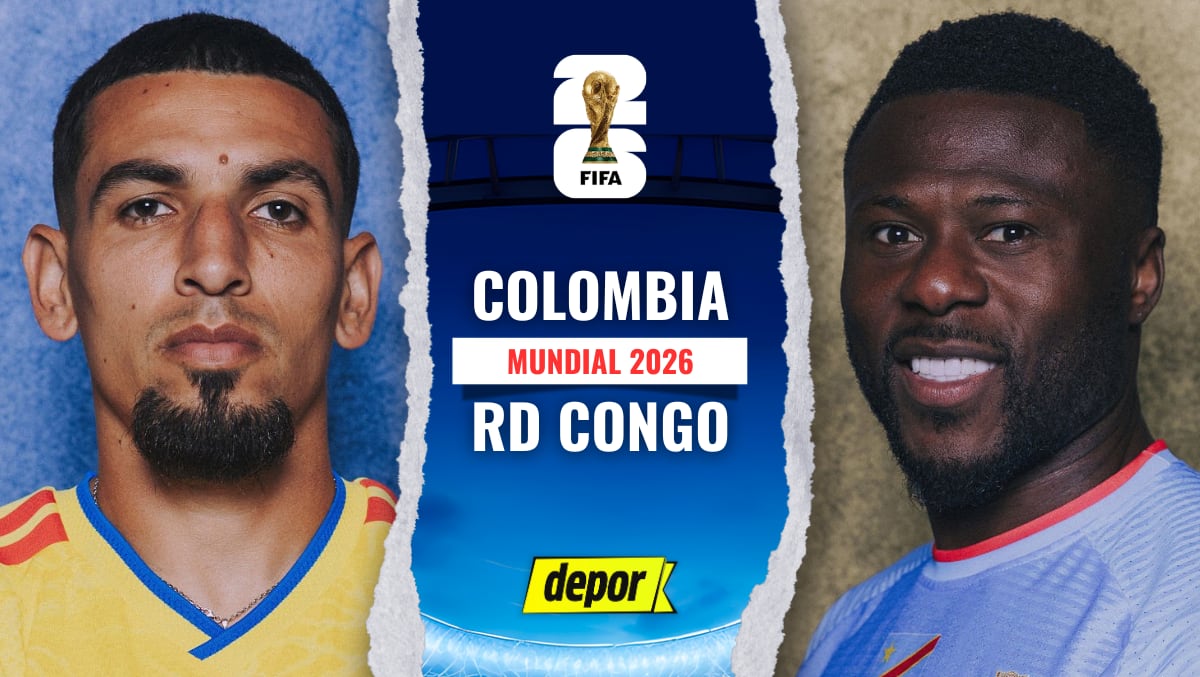 Colombia vs. RD Congo se enfrentan por la fecha 2 de la fase de grupos del Mundial 2026. (Diseño: Depor)