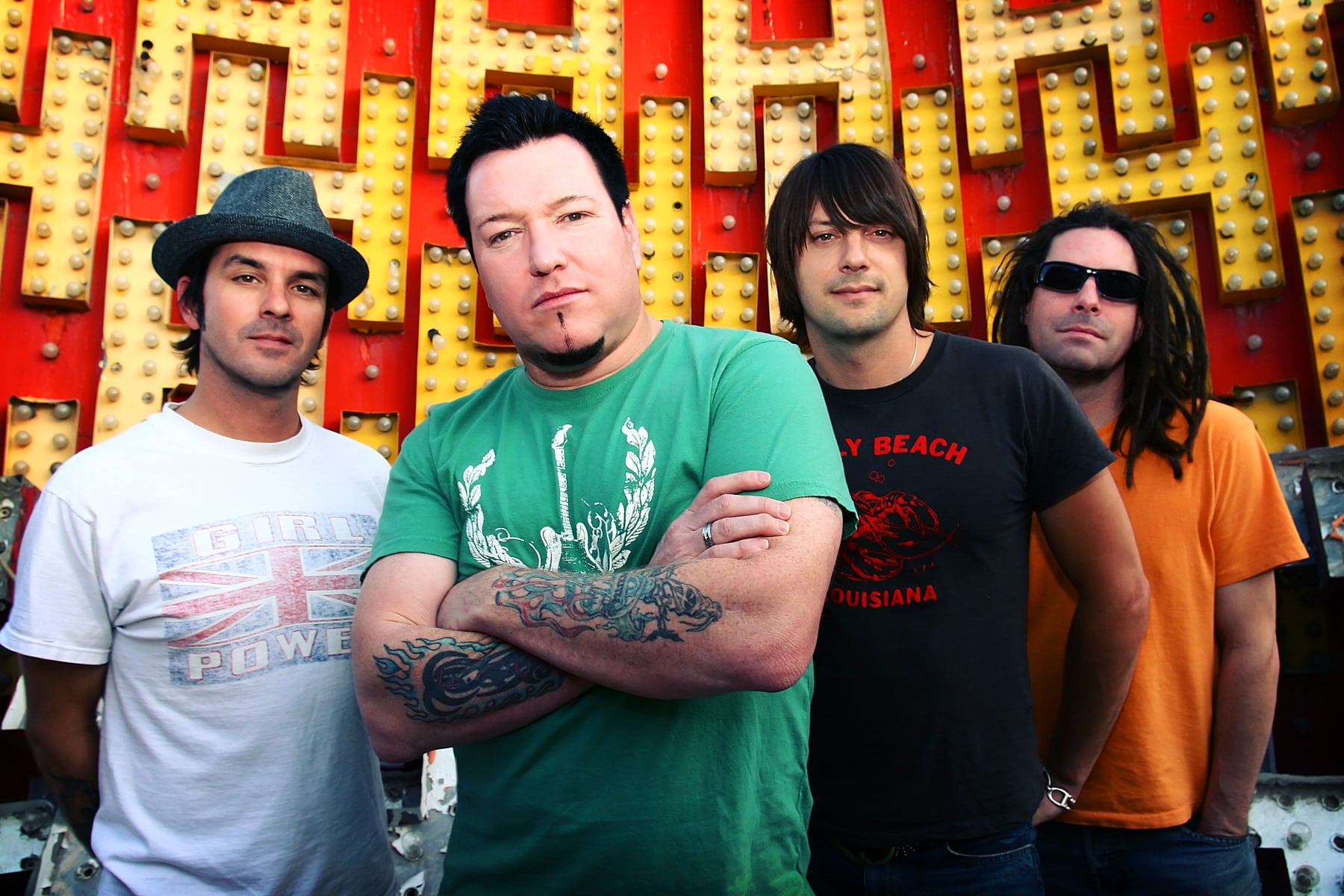 Los miembros originales de Smash Mouth, encabezados por Steve Harwell (Foto: Smash Mouth / Facebook)