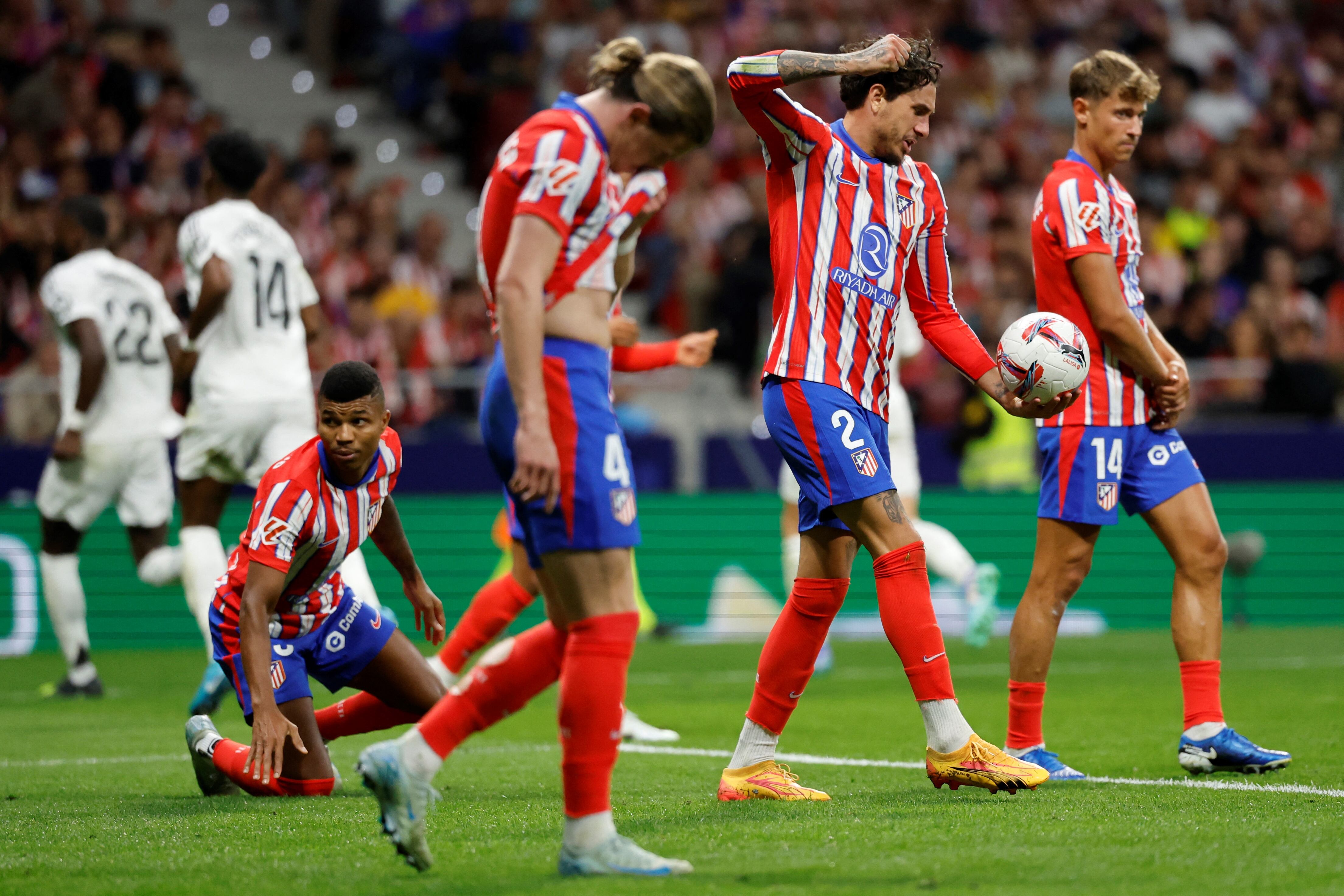 Atlético Madrid y Real Madrid igualaron 1-1 en aquel partido por LaLiga. (Foto: AFP)