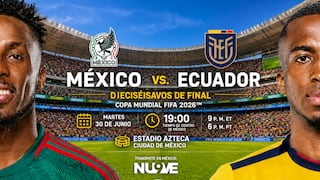Nu9ve (Canal 9) transmitió el partido México 2-0 Ecuador por el Mundial 2026