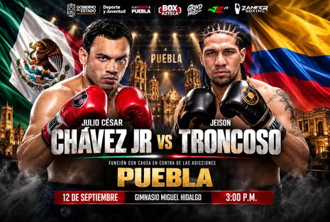¿Quién ganó la pelea Julio César Chávez Jr. vs. Jeison Troncoso por boxeo en Puebla?