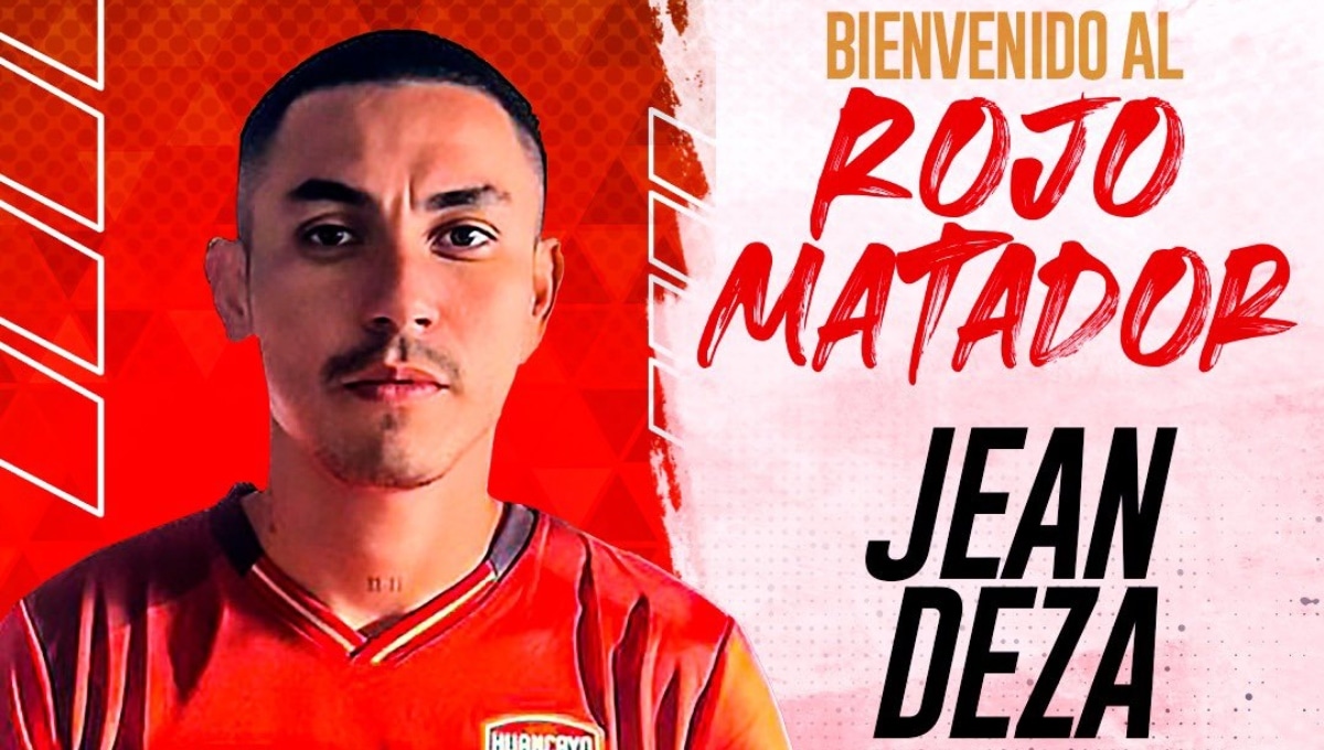 Jean Deza jugará por Sport Huancayo en el Torneo Clausura 2024. (Imagen: Sport Huancayo)
