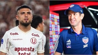DT de Junior sobre Universitario: “Me gustan mucho los tres de la mitad del campo”