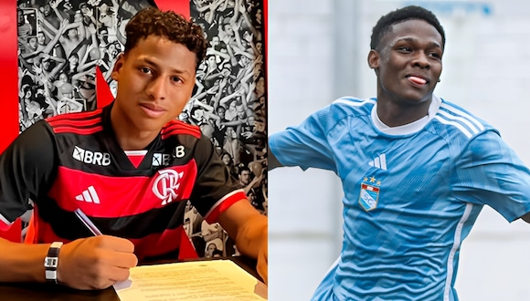 Adriano Neciosup y Arnold Cotito esperan consolidarse en el fútbol brasileño. (Foto: Composición Depor)