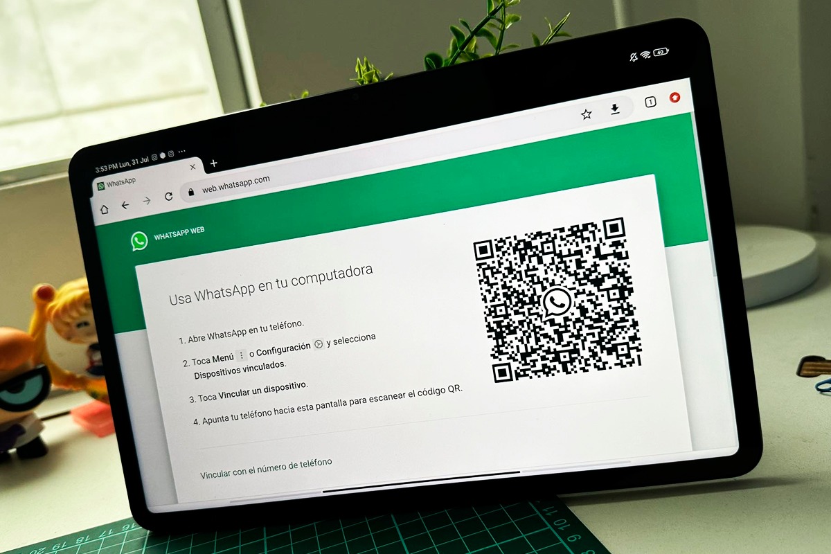 WHATSAPP WEB | Si estás intentando abrir WhatsApp Web desde tu tablet y no puedes, entonces usa este truco ahora mismo. (Foto: Depor - Rommel Yupanqui)