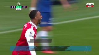 Llegó la ventaja: gol de Gabriel para el 1-0 del Arsenal vs. Chelsea por Premier League