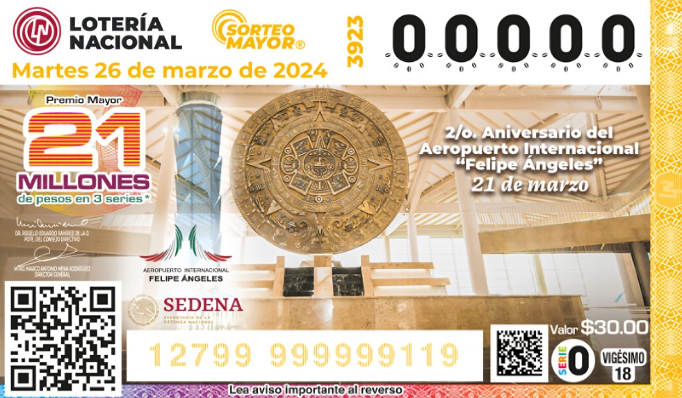 Resultados Sorteo Mayor, martes 26 de marzo: números ganadores. (Foto: Lotería Nacional)