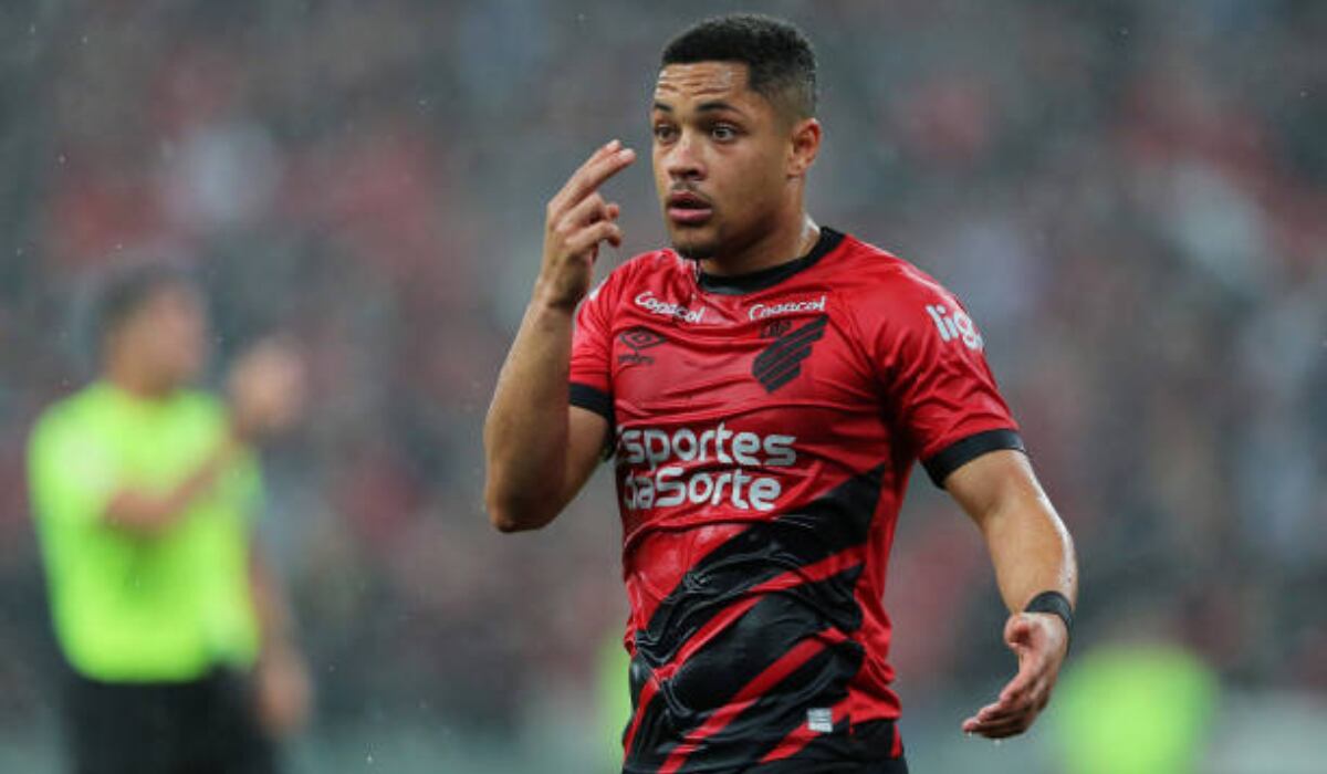 Vitor Roque, el nuevo crack del Barcelona proveniente del Athletico Paranaense (Foto: Getty Images)