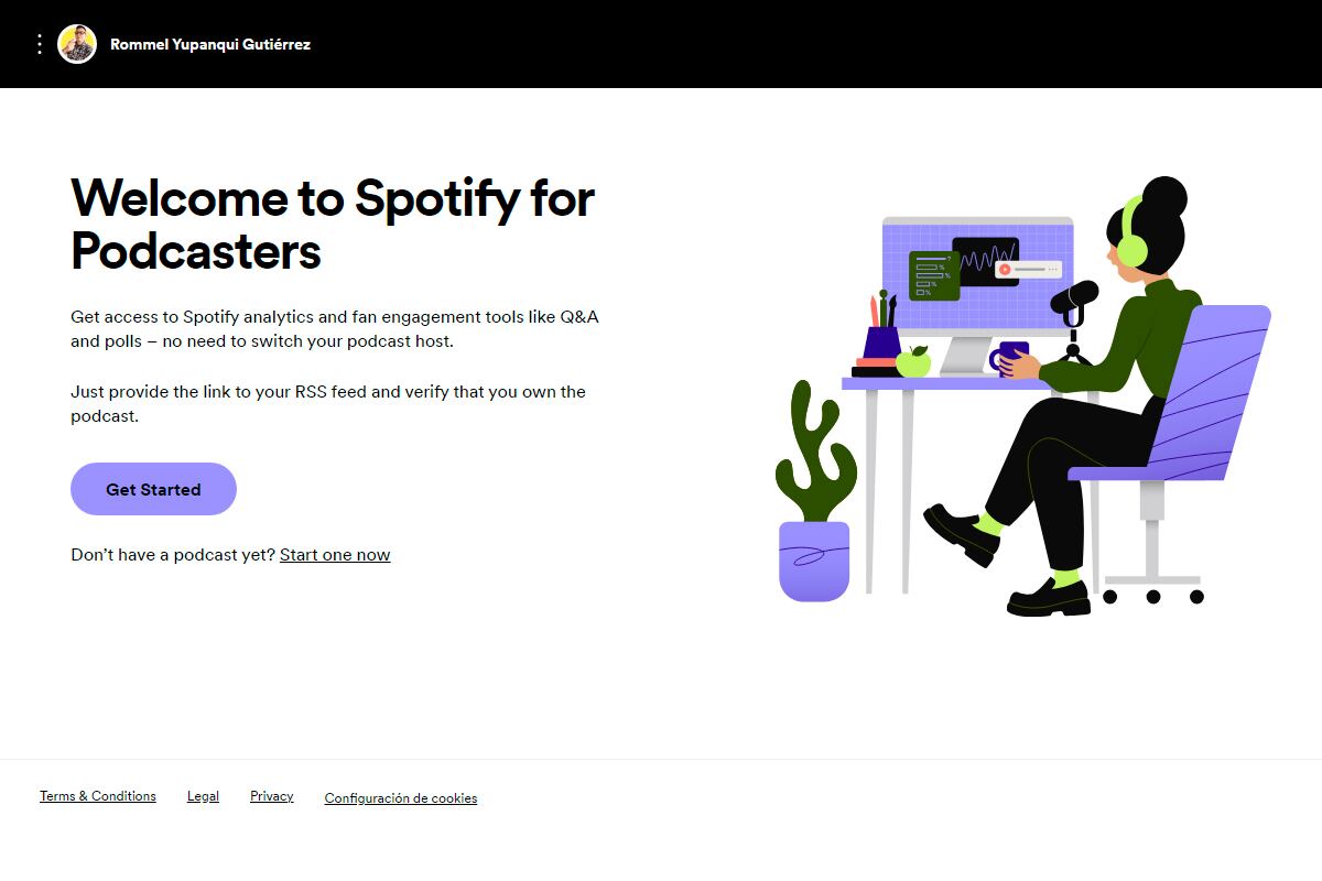 SPOTIFY | Recuerda pedir el RSS de tus podcast para añadirlos a Spotify uno por uno. (Foto: MAG - Rommel Yupanqui)