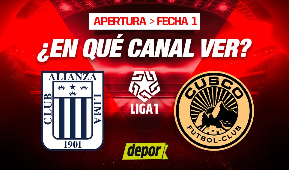 ¿En qué canal transmiten el Alianza Lima vs. Cusco FC y a qué hora juegan por la Liga 1 2025? (Diseño: Depor).