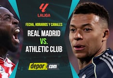 Real Madrid vs. Athletic Club: canales de transmisión del partido por LaLiga