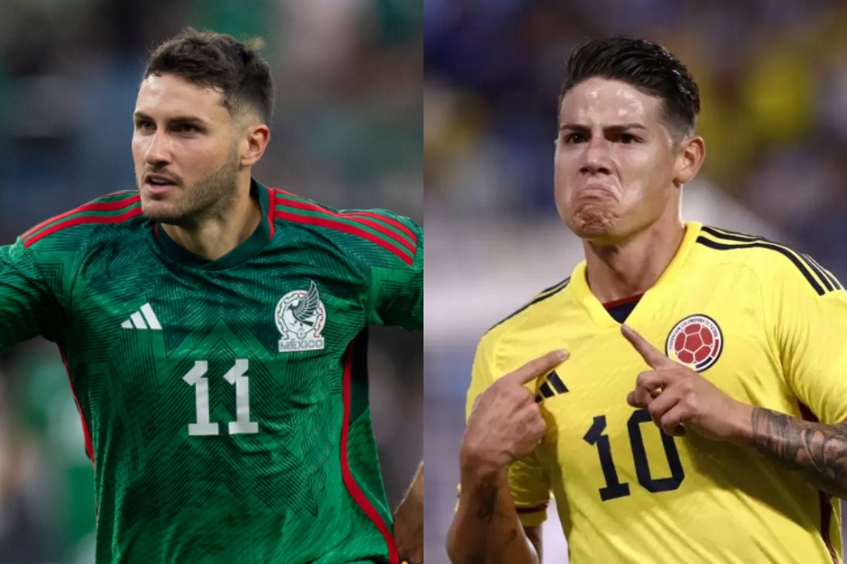 México vs. Colombia se verán las caras en un amistoso internacional en Los Angeles (Foto: Composición)